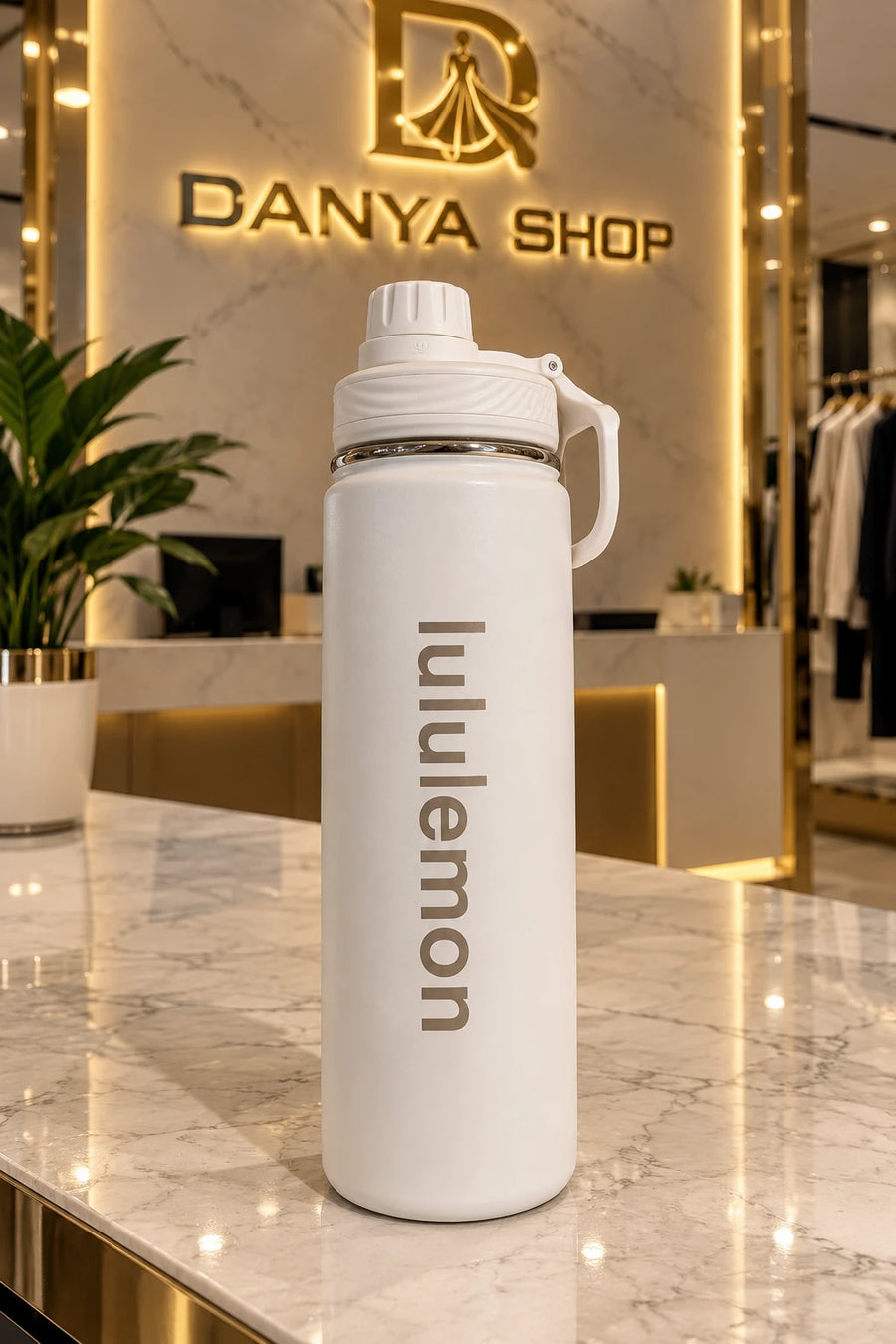 Gourde isotherme lululemon 950 ml blanche