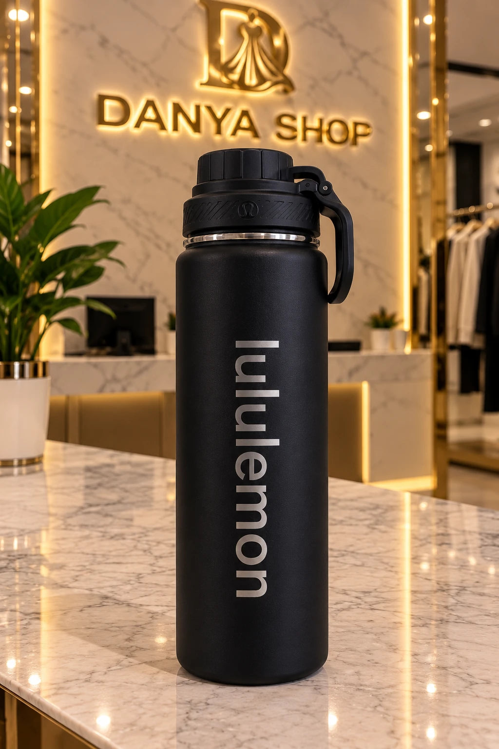 Gourde isotherme lululemon 950 ml noire