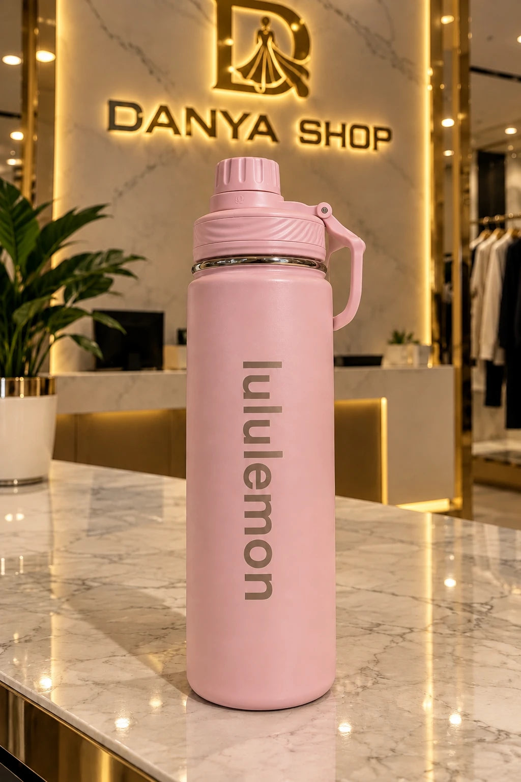 Gourde isotherme lululemon 950 ml rose